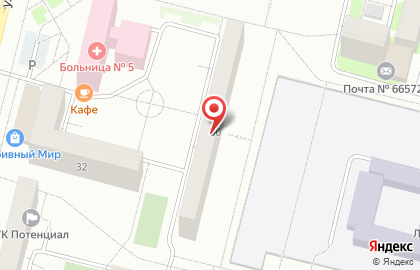 Сибирская недвижимость в Центральном районе на карте
