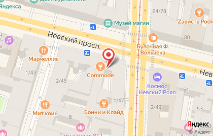 Компания по продаже билетов Сервис 007 на Владимирском проспекте на карте