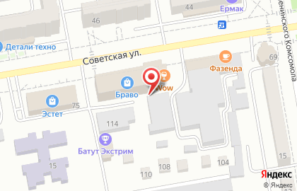 МегаФон на Советской улице на карте
