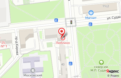 Всё для дома, район Люблино на карте