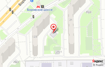 ОДС Жилищник района Ново-Переделкино на Боровском шоссе, 23а на карте