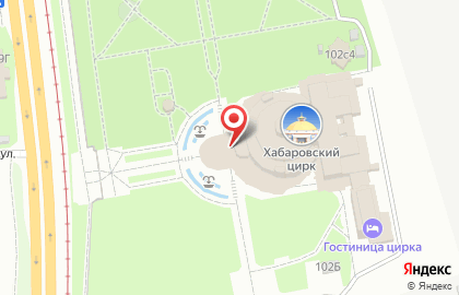 Хабаровский Цирк на карте