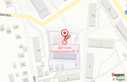 Детская городская поликлиника №4 на Олимпийской улице на карте