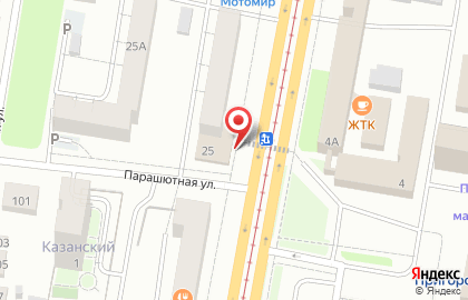 Сеть минимаркетов Магнит на улице Гагарина на карте
