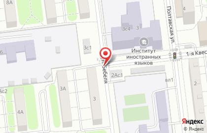 Погода в доме на 1-й улице Бебеля на карте