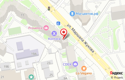 Реабилитационный центр Надежда на улице Маршала Жукова на карте