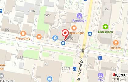 Магазин электротоваров и бытовой техники и бытовой техники на Амурской улице на карте