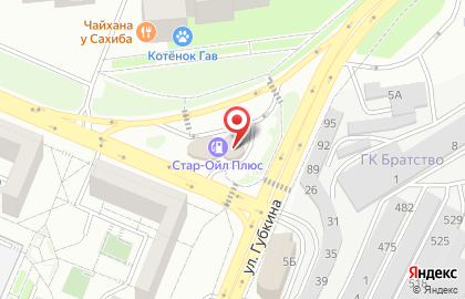 Кафе быстрого питания Восточный Смак на улице Губкина на карте