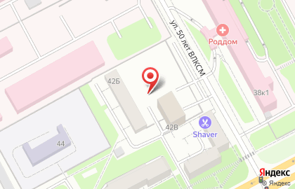Факел на улице Кирова на карте