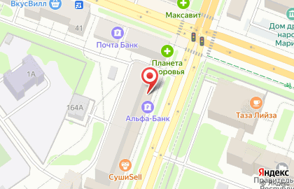 Птица на Первомайской улице на карте