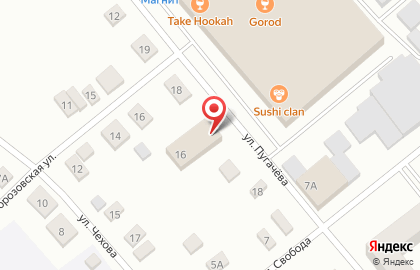Компания Дисконт Окна на улице Пугачева на карте