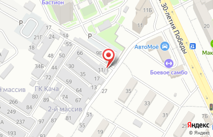 Гаражный кооператив Кача на карте