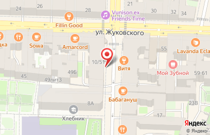 Авакон на карте