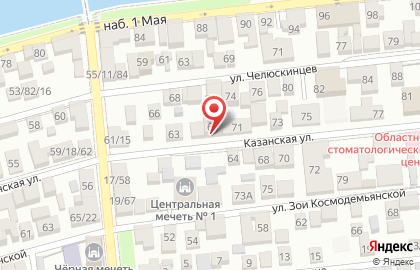 Мир недвижимости на Казанской улице на карте