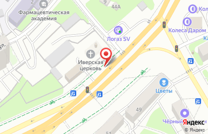 Магазин Веселый дровосек на шоссе Космонавтов на карте
