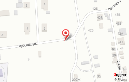 Луговой на карте