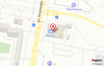 Салон связи МегаФон на улице Хохрякова на карте