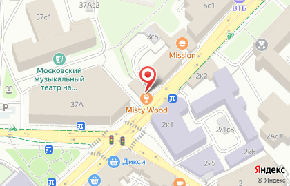 Центр паровых коктейлей Misty Wood на Спартаковской улице на карте