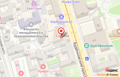 Многопрофильная фирма на Будённовском проспекте на карте