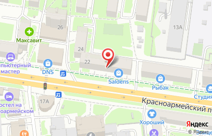 Сервисный центр Свой сервис на Красноармейском проспекте на карте