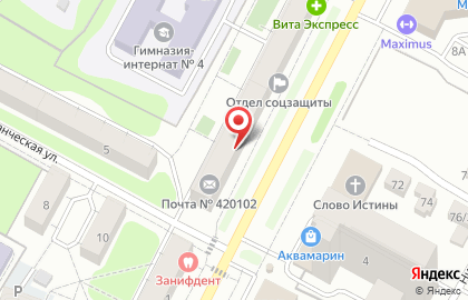 Банкомат Тимер банк на улице Галимджана Баруди на карте