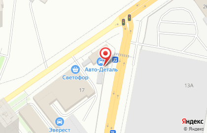 Пилот на Уфимском шоссе на карте