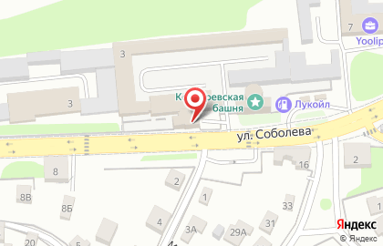 Аварийно-диспетчерская служба Аварийно-диспетчерская служба на улице Соболева на карте