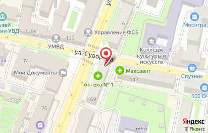 Киоск по продаже фруктов и овощей на улице Ленина на карте