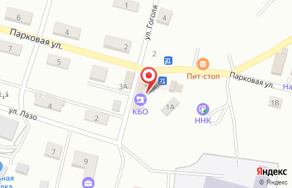 Стиль на Парковой улице на карте