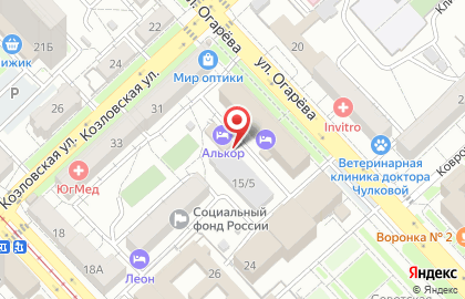 Коллегия адвокатов Конвент в Ворошиловском районе на карте