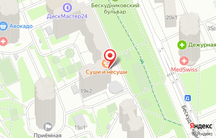 Магазин Красное & Белое в Москве на карте