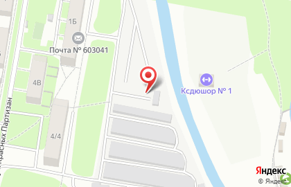 Автостоянка в Нижнем Новгороде на карте