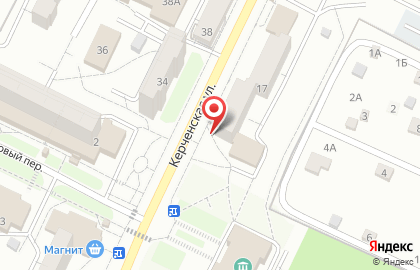 Магазин продуктов Каравай на Керченской улице на карте