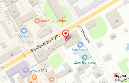 Фирменный магазин Ермолино на улице Шишкова на карте