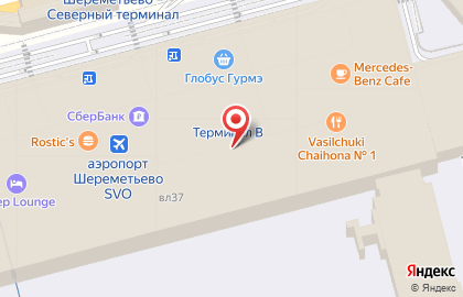 Шереметьево в Химках на карте