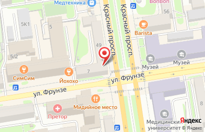 Ортопедический салон ОРТЕКА "Красный проспект" на карте