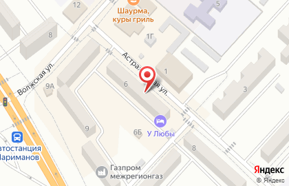 Салон Кристина на Астраханской улице на карте