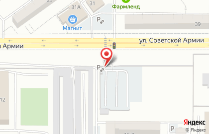 Автостоянка в Челябинске на карте