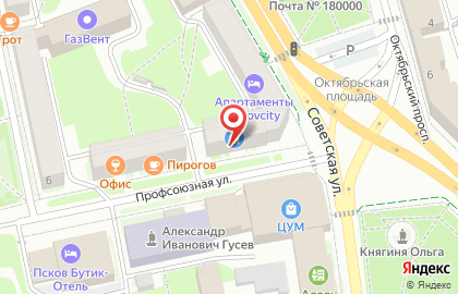 Продуктовый магазин Фунт на Профсоюзной улице на карте