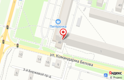 Универсам Пятерочка на Архангельской улице на карте