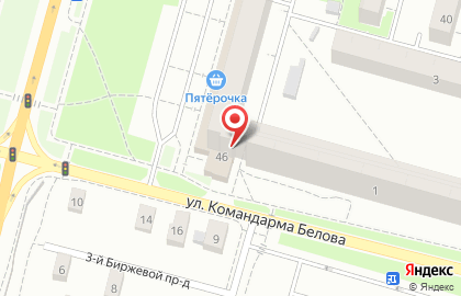 Универсам Пятерочка на Архангельской улице на карте
