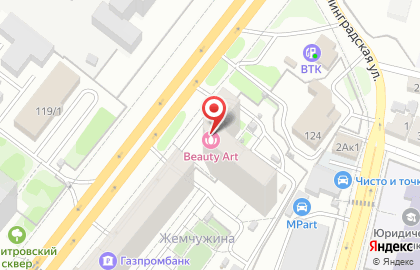 Служба недвижимости Траст на Ленинском проспекте на карте