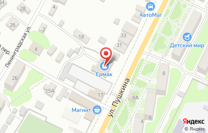 Тамбовкредитпромбанк на улице Пушкина на карте