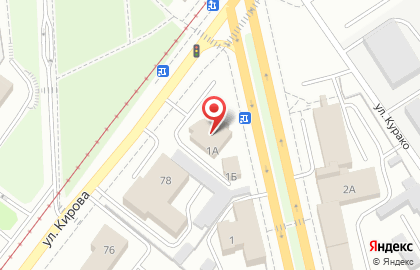 Банкомат Банк ВТБ 24 на проспекте Пушкина, 1а на карте