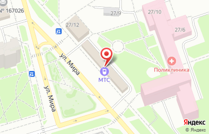 Зоомагазин Дивный колибри на улице Мира на карте
