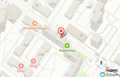 Магазин колбас и деликатесов в Орджоникидзевском районе на карте