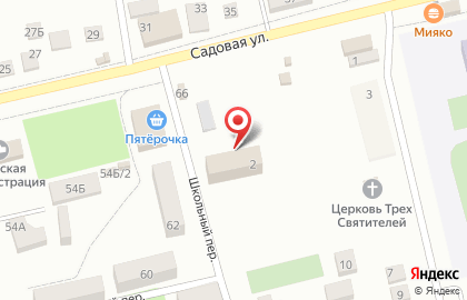 Швейная мастерская С иголочки в Садовом переулке на карте