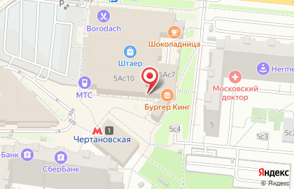 Сеть булочных Каравай СВ на Балаклавском проспекте на карте