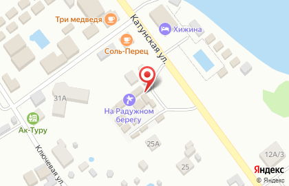 Туристическая база Радужный берег на карте