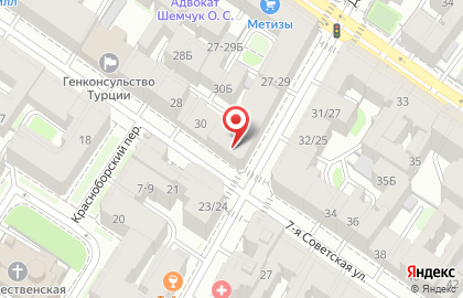 Pinguins на 7-ой Советской улице на карте
